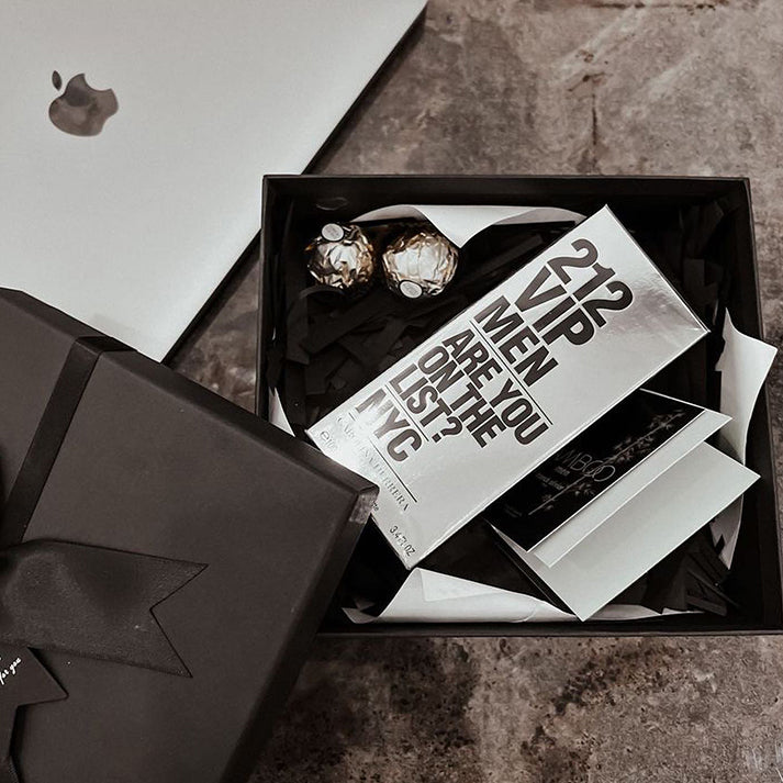 High-Quality Gift Box with Black Ribbon